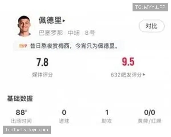 佩德里长传再显神威 精准助攻助力球队获胜